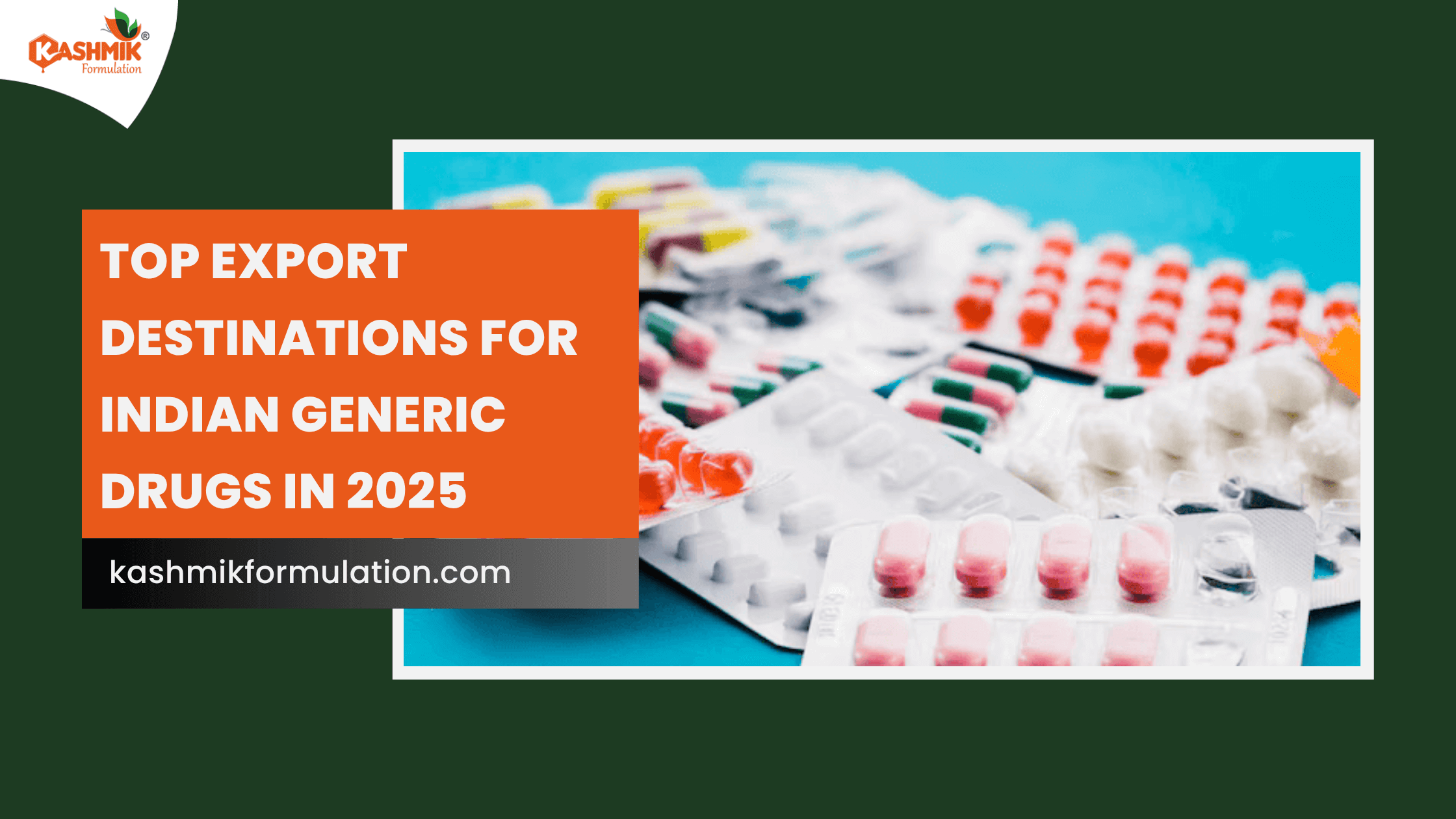 Top Export Destinations for Indian Generic Drugs in 2025